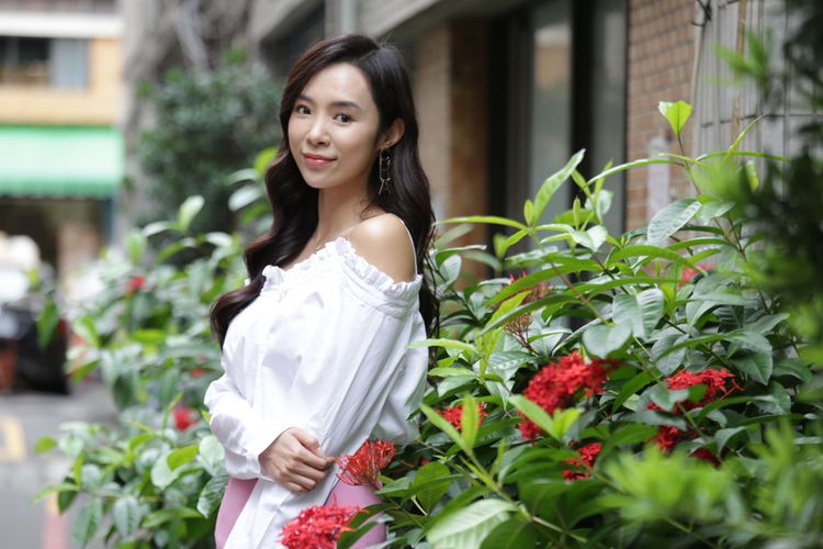 康茵茵私下個性直率。翁玉信攝