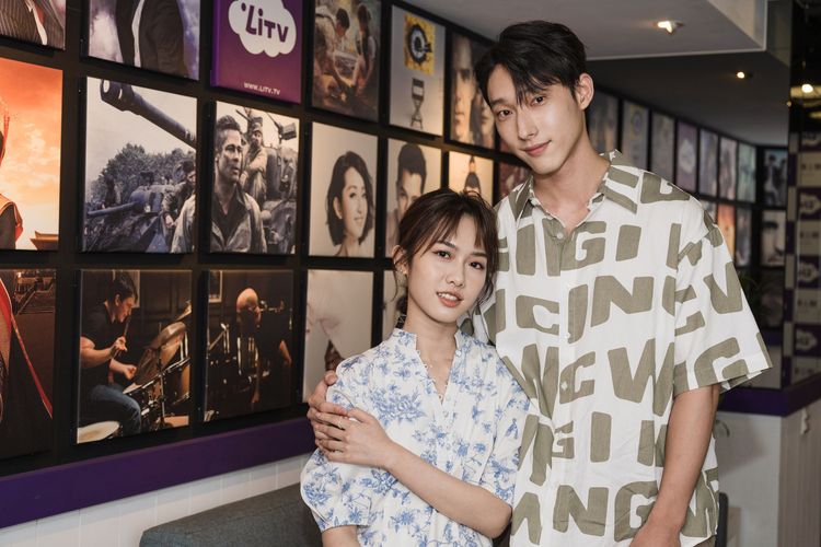 雖然電影《藏匿處》已經殺青，但唐綸（右）與何思靜私下仍互相鼓勵。LiTV、 影格電影提供