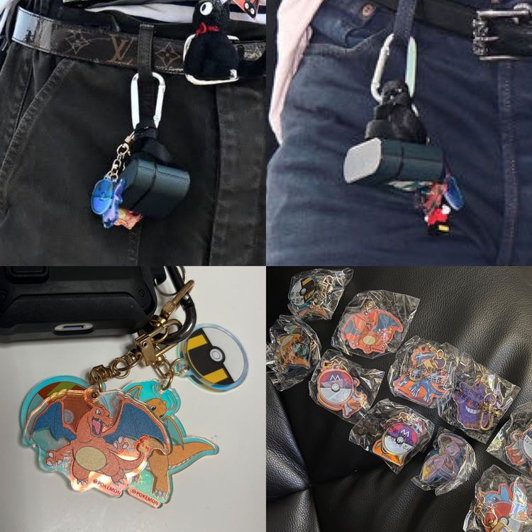 日本女友A指RAVN的寶可夢鑰匙圈是她買的。翻攝推特