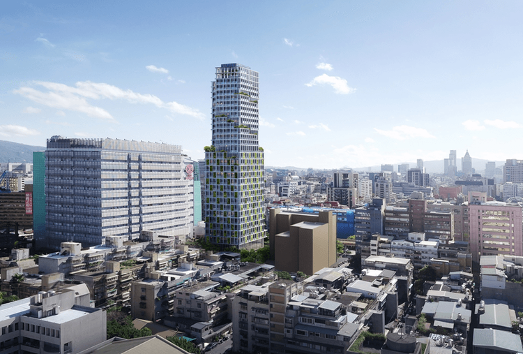 富邦建設將在東區打造27層鑽石級綠建築住商大樓。北市住都中心提供