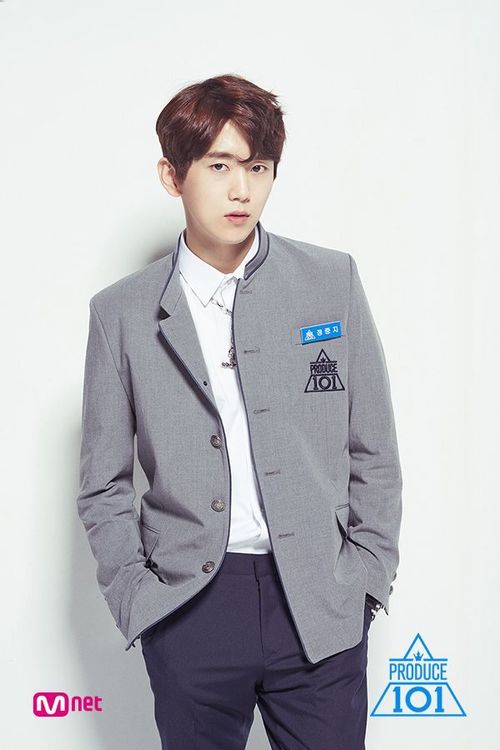 丁重智參加過《PRODUCE 101》第2季，獲得64名。翻攝Mnet