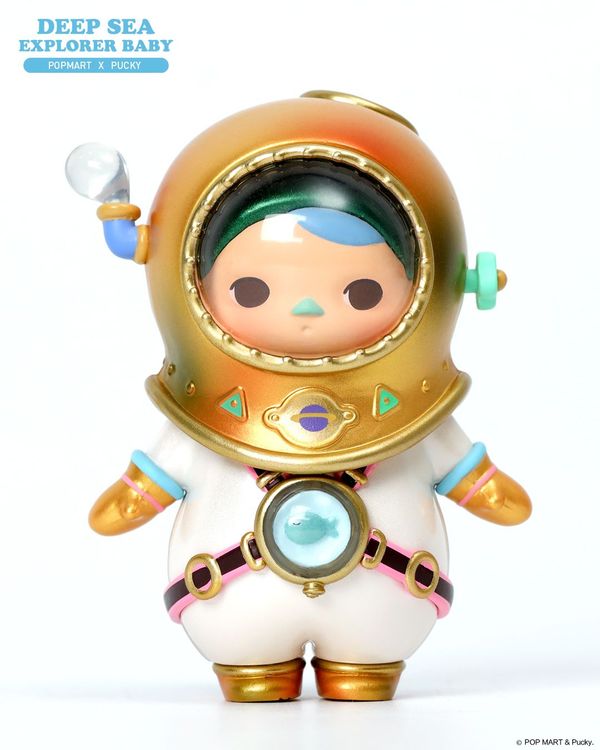 PUCKY畢奇深海探險員，單筆消費滿999元即可購買，售價850元，將於9月12日至9月15日發售，每日限量50隻。業者提供