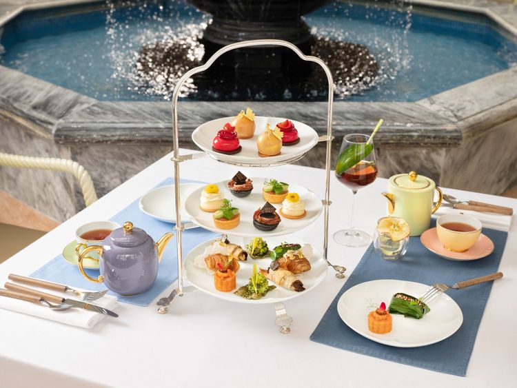 寶艾西餐廳星球Planet 蔬食下午茶。台北君悅提供