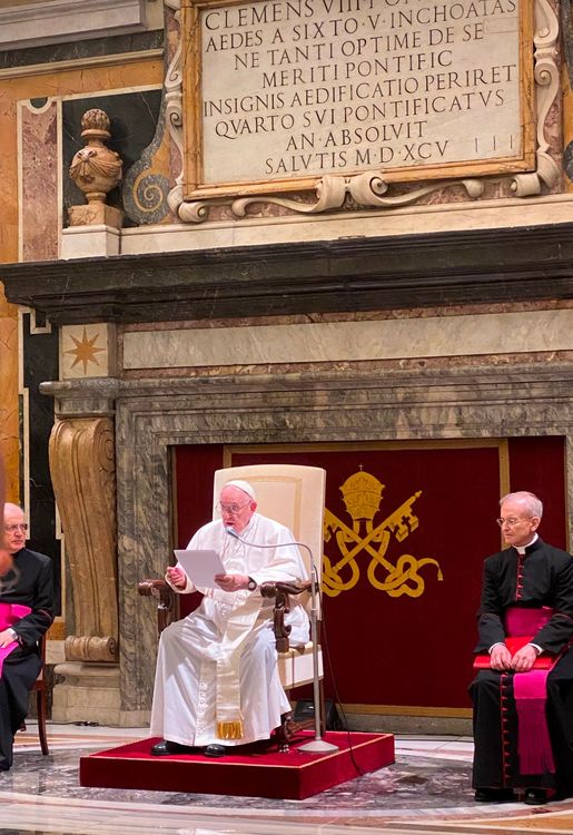 教宗方濟各（Pope Francis）。翻攝臉書「Taiwan in Holy See 駐教廷大使館」