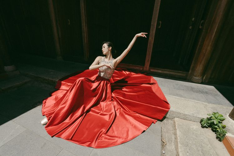 康茵茵展現漂亮舞姿。維恩原創Rocky提供