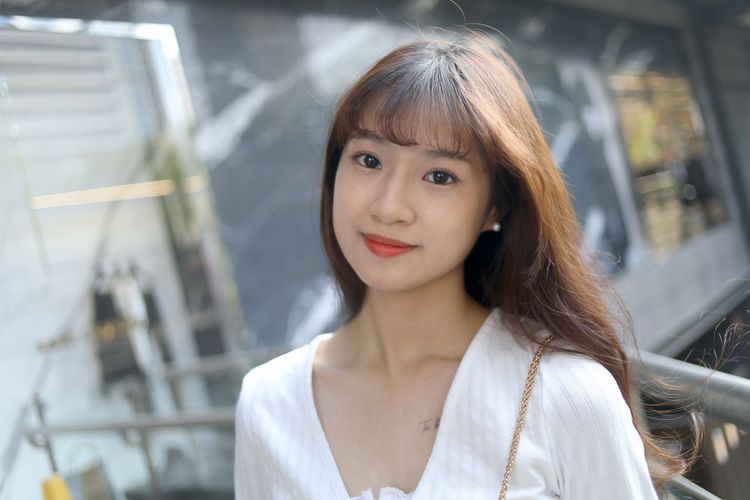 外表文靜的芮芮，看不出是線上遊戲高手。陳明中攝