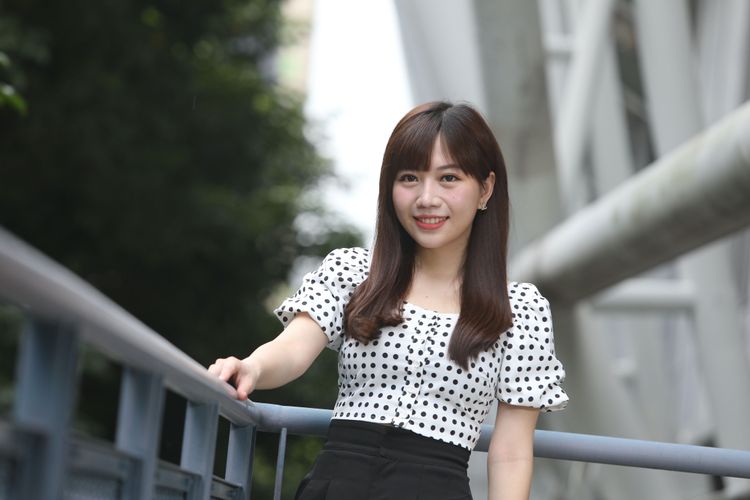 蔡尚樺接受《壹蘋新聞網》專訪，展現風趣真誠的一面。陳明中攝