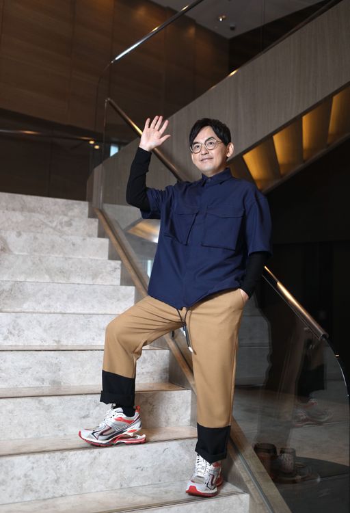 黃子佼對獲獎沒信心，能入圍就開心。陳明中攝