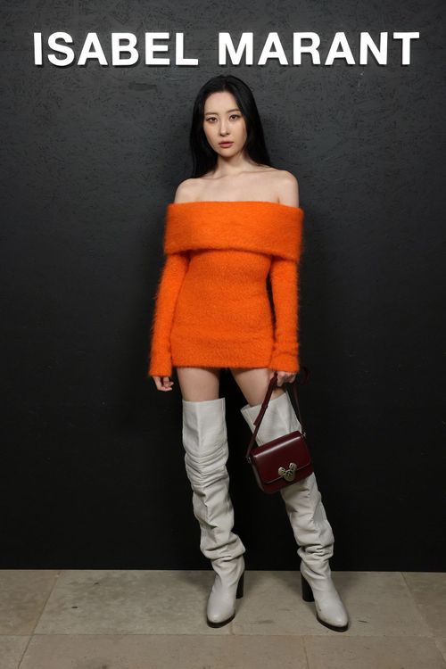 韓國歌手宣美亮眼出席看秀。品牌提供