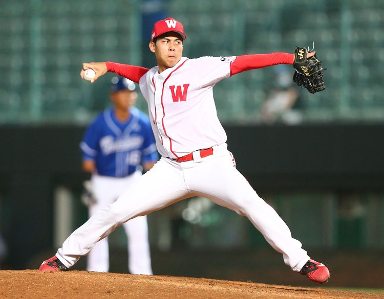 味全陳冠偉是新人王熱門人選之一。  資料照味全龍提供