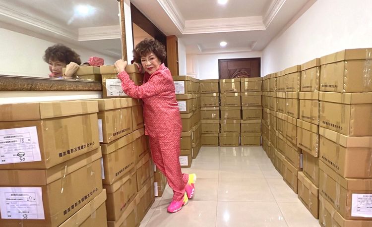 阿姑明顯不捨自己的劇本。李朝永提供