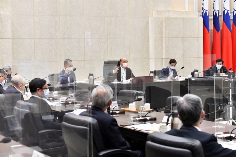 行政院社會福利推動委員會今天舉行會議。行政院提供