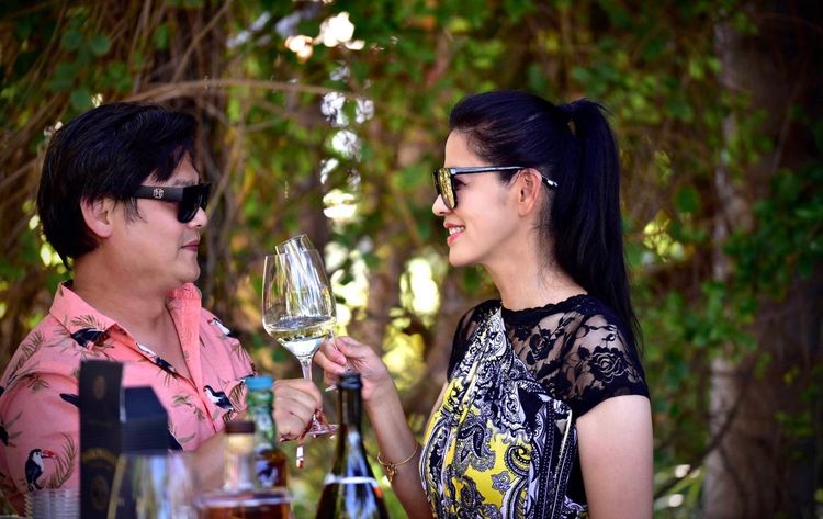 季忠平、陳明真夫婦感情甜如蜜。季忠平提供