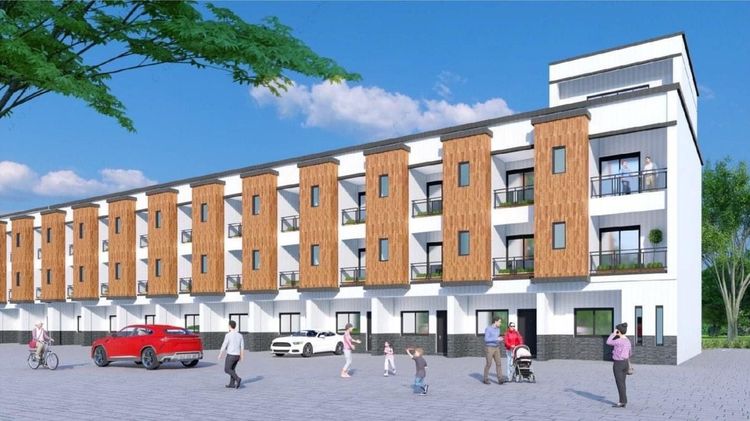 建案外觀模擬圖。翻攝「香榭麗舍7」臉書