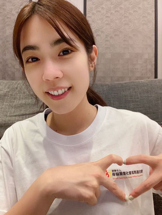 林思宇因確診無法到場，事先錄影片力挺脊椎損傷的傷友們。脊髓損傷社會福利基金會提供