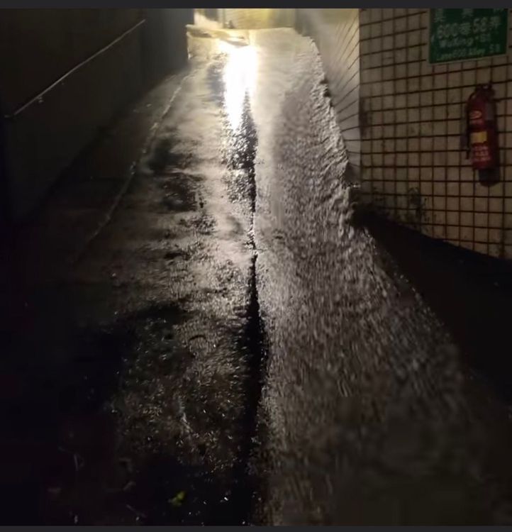 過去吳興街600巷有淹水和土石流紀錄，房價相對便宜。翻攝臉書信義區三兩事