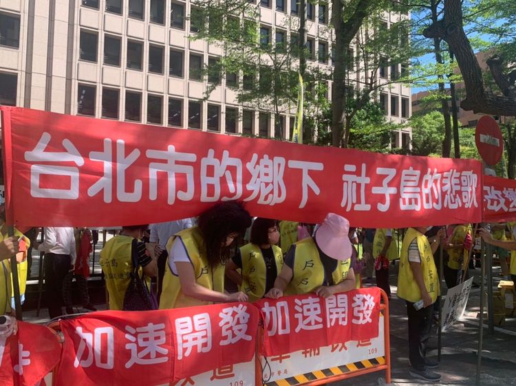 促進會成員希望盡速改善社子島居住環境。江孟謙攝