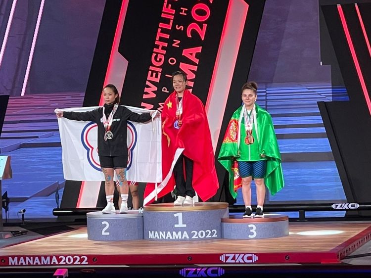 林呈璟（左）這次亞錦賽表現自己滿意。林呈璟提供