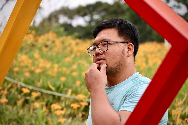 林信全說，地震時灶台區有稍微起火。林林攝