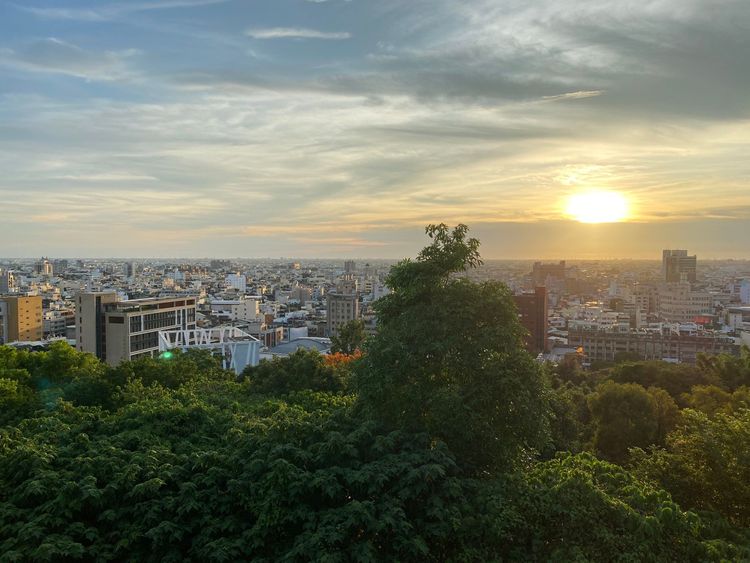 登八卦山步道可欣賞彰化之美。孫英哲攝