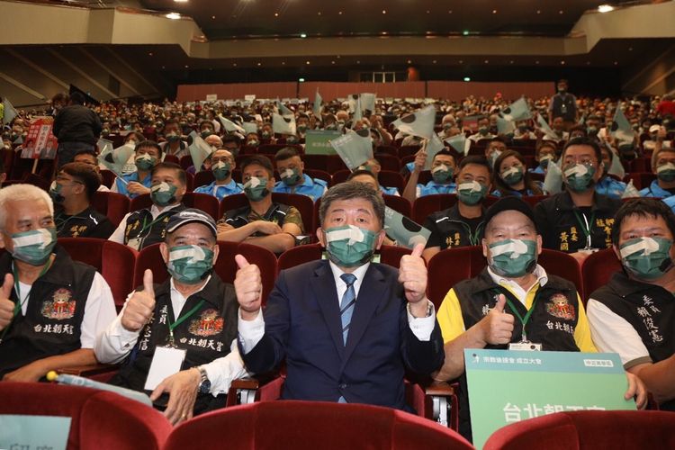 陳時中說，自己只是按照職責推銷決策。陳明中攝