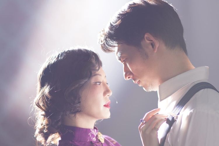 李杏（左）在《茶金》情歸温昇豪。翻攝李杏臉書