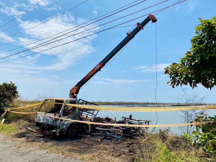 事故現場。王志弘攝