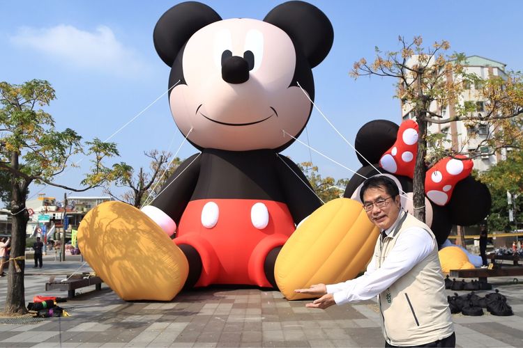 期待已久的米奇終於驚喜現身。台南觀旅局提供