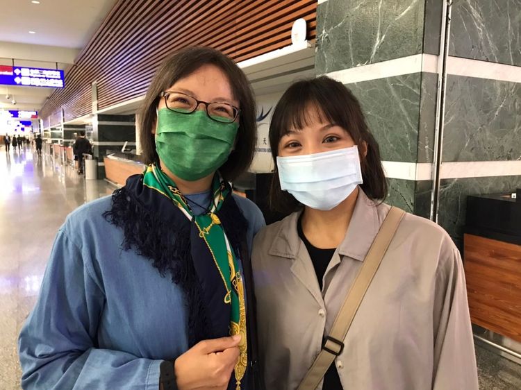 洪小姐帶媽媽一起去菲律賓宿霧度假。高鈞麟攝