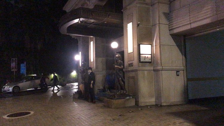 親民黨前立法委員黃義交，今晚從住家墜樓身亡。高鈞麟攝