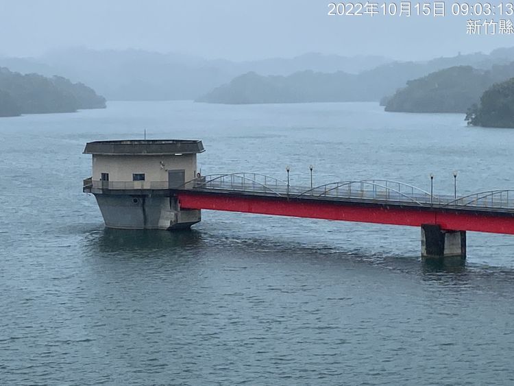 寶二水庫也近滿水位。北水局提供
