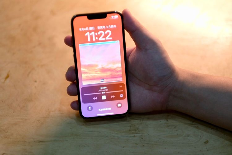 新增如 Apple Music 圖示的即時動態顯示。陳志淵攝