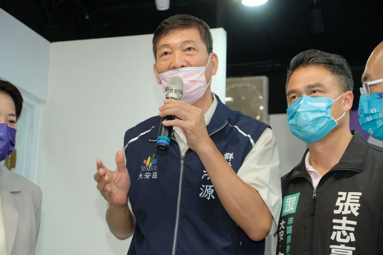 大安區群賢里長翁鴻源。陳志淵攝