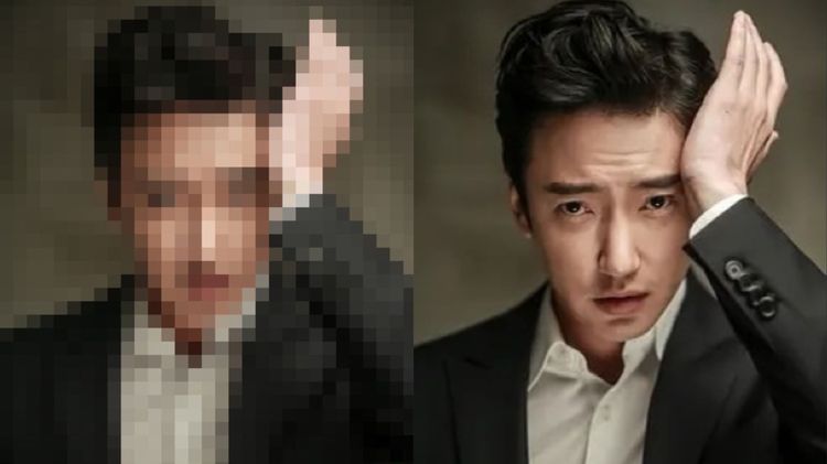 韓媒公布吸毒男演員馬賽克照，經比對疑似是40歲男演員李尚寶。翻攝KBS《基督山小姐》