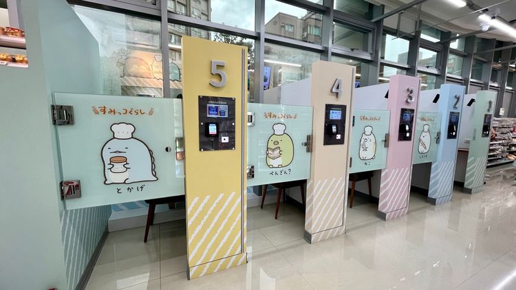  X-STORE 6為第一家導入多功能包廂專區的未來超商。陳志淵攝