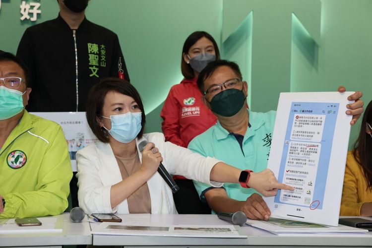 台北市議員簡舒培。彭欣偉攝