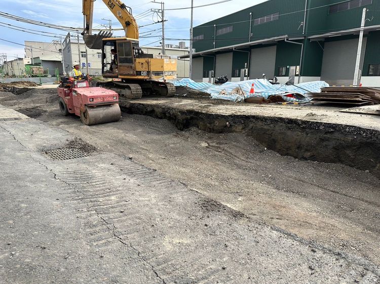 預計傍晚可恢復通車。水利局提供