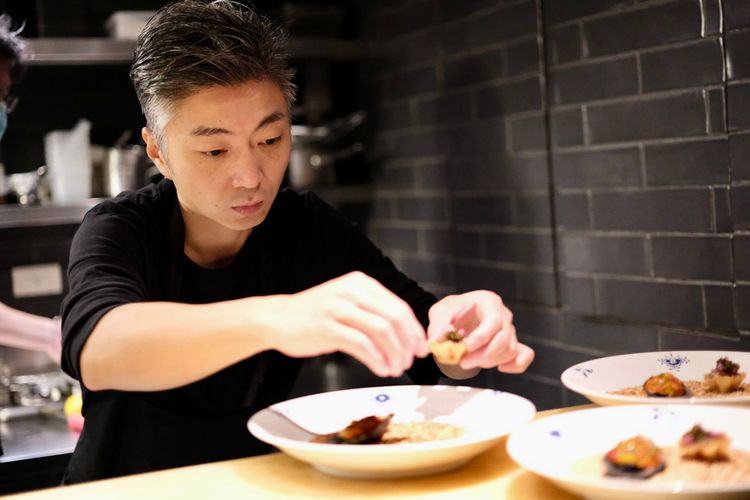 MUME主廚林泉將北歐零浪費、有機及在地食材等環保概念帶入餐點中。陳志淵攝