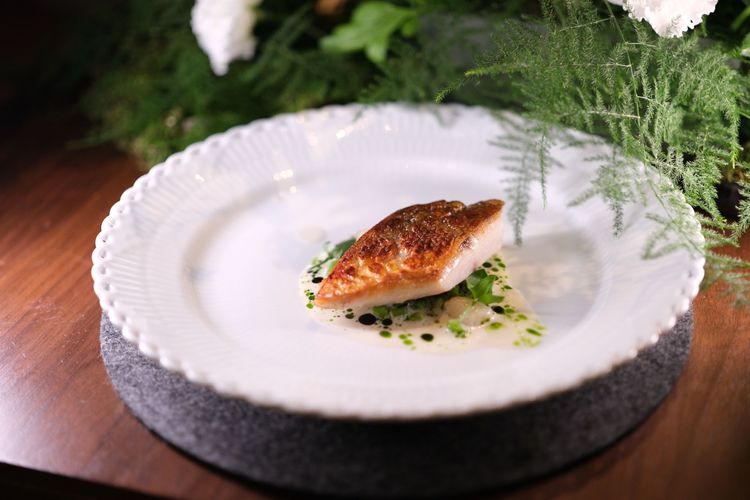 午仔魚/豌豆/椰子。陳志淵攝