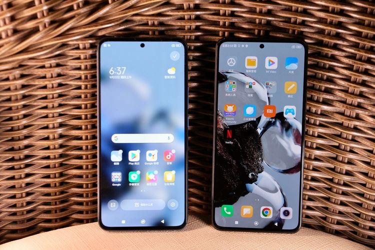 均配備6.67 吋 CrystalRes AMOLED螢幕。陳志淵攝