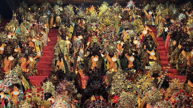 萬神同聚鎮安宮，場面壯觀全台僅有。魏嘉良攝