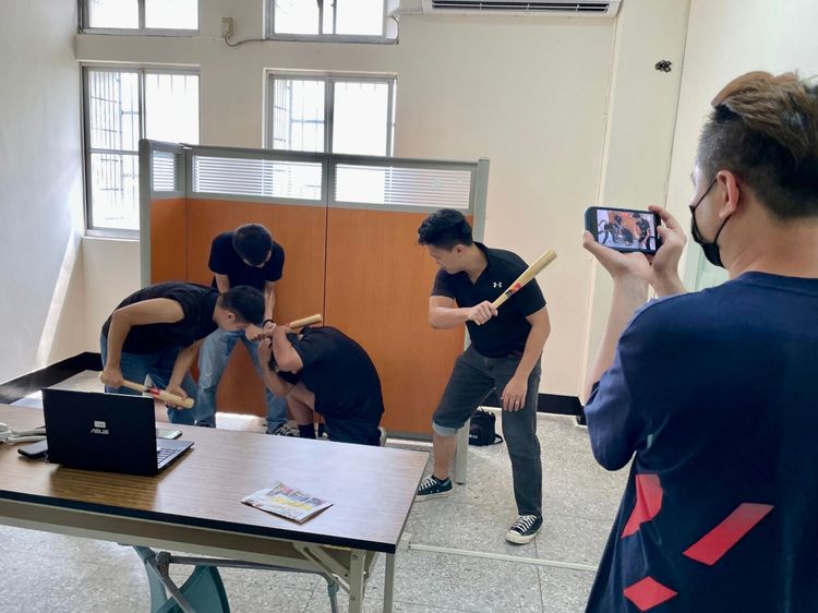 業績不好，遭到施暴。市刑大提供