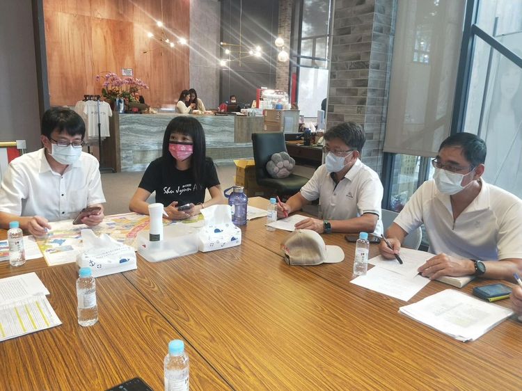 市議員蔡淑君邀集環保局長、警分局長共同開會，要將恣意妄為噪音車趕出林口城。翻攝自蔡淑君臉書