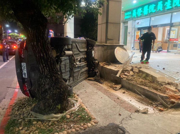 車禍現場。民眾提供