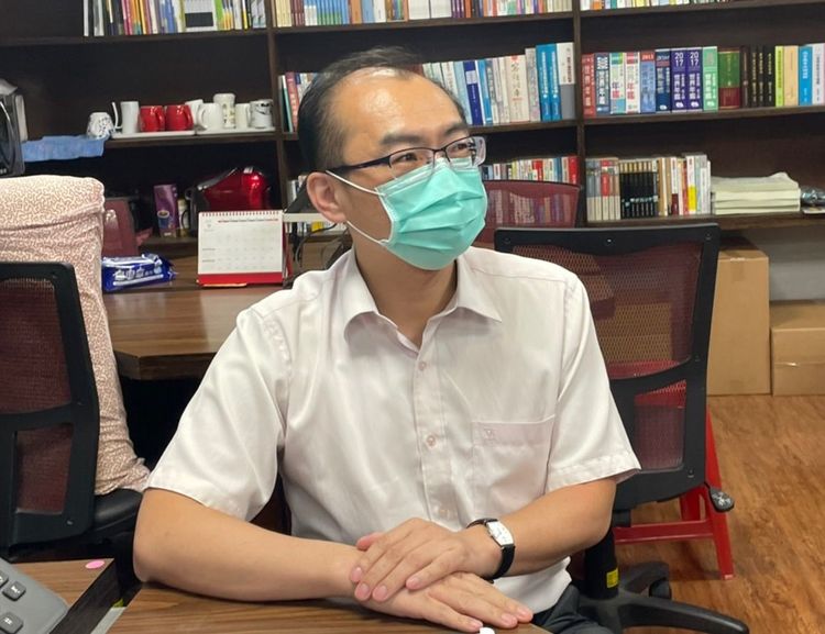 退場審議會第2次會議指定發言人柯今尉。陳明萱攝