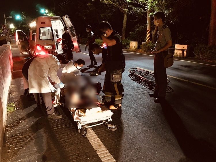 該名男大生雖被緊急送醫，仍因傷勢過重死亡。民眾提供