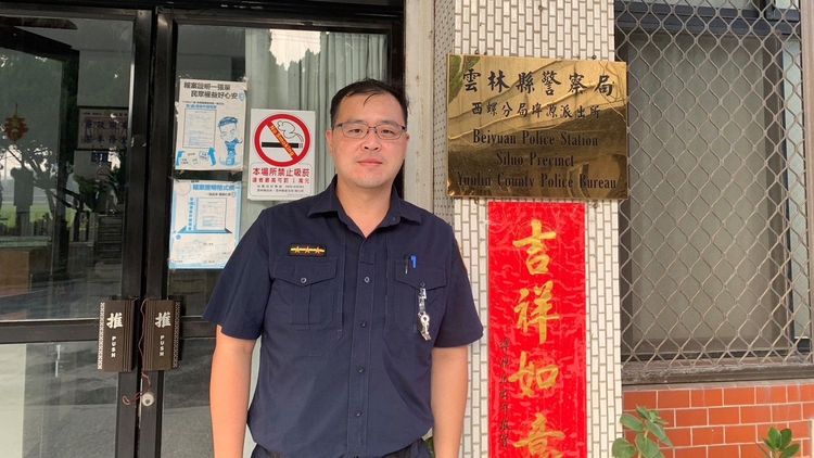 王證喬自新北返鄉服務未滿一個月，主動救命讓鄰里鄉親讚賞不已。警方提供