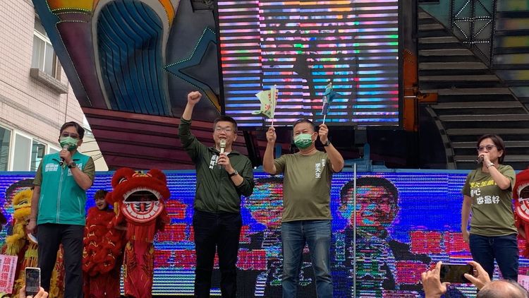 蔡其昌與市議員李天生競選總部成立大會今天舉行，對美國企業家馬斯克提到「台灣特別行政區」提出看法。曾雪蒨攝