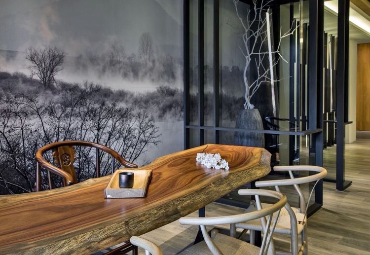 男主人的泡茶空間。吳宜哲提供