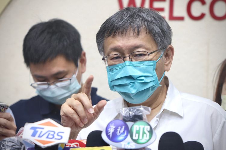 台北市長柯文哲。林林攝